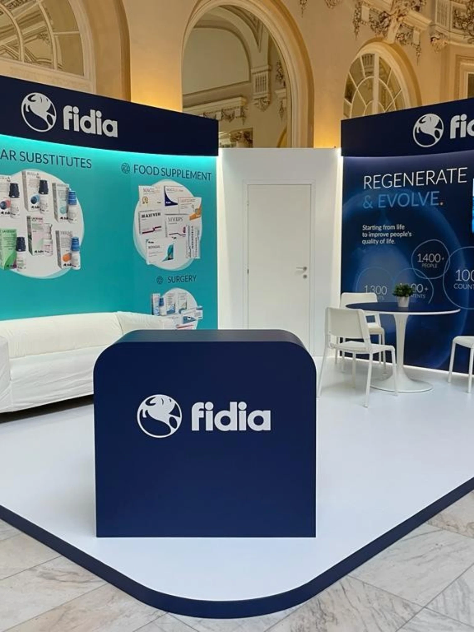 stand expozitional fidia by evimedia